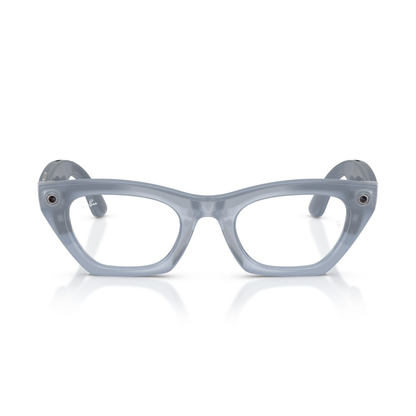 Anteojos de Sol Ray-Ban meta (Gen 3) Zena Transitions Milky Grey Lilac