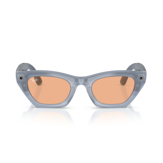 Anteojos de Sol Ray-Ban meta (Gen 3) Zena Transitions Milky Grey Lilac
