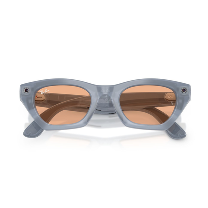 Anteojos de Sol Ray-Ban meta (Gen 3) Zena Transitions Milky Grey Lilac