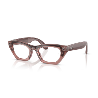 Anteojos de Sol Ray-Ban meta (Gen 3) Zena Transitions Milky Pink Blush