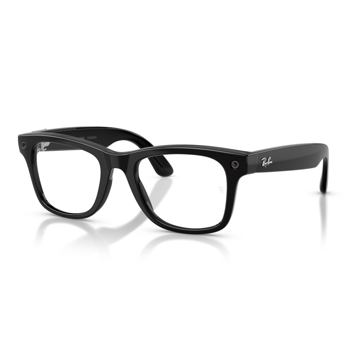 Anteojos de Sol Ray-Ban meta (Gen 3) Wayfarer Large Transitions Shiny Black