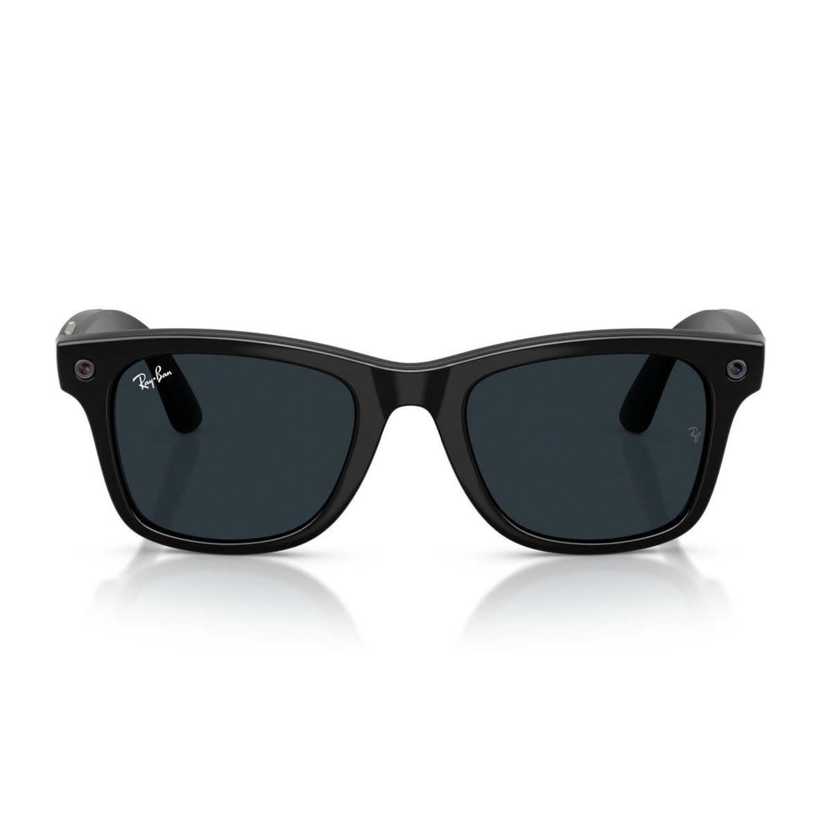 Anteojos de Sol Ray-Ban meta (Gen 3) Wayfarer Large Transitions Shiny Black