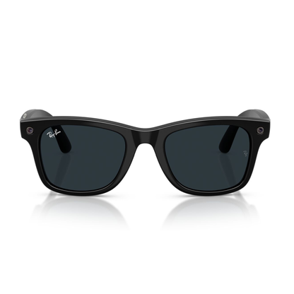 Anteojos de Sol Ray-Ban meta (Gen 3) Wayfarer Large Transitions Shiny Black