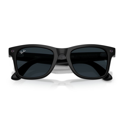 Anteojos de Sol Ray-Ban meta (Gen 3) Wayfarer Large Transitions Shiny Black