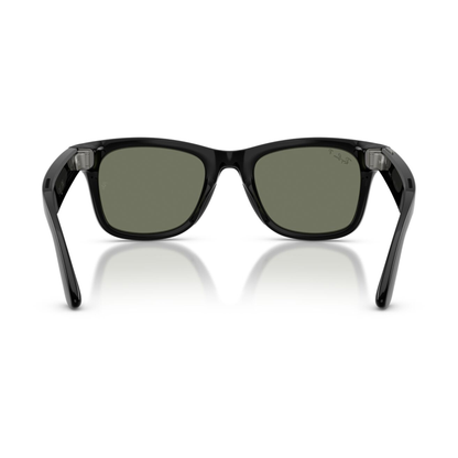 Anteojos de Sol Ray-Ban meta (Gen 3) Wayfarer Polarizado Shiny Black