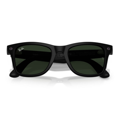 Anteojos de Sol Ray-Ban meta (Gen 3) Wayfarer Large Transitions Negro Mate