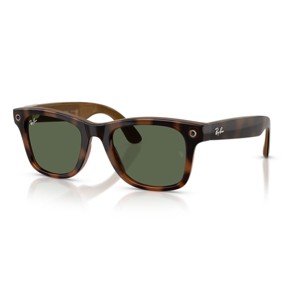 Anteojos de Sol Ray-Ban meta (Gen 3) Wayfarer Large Havana