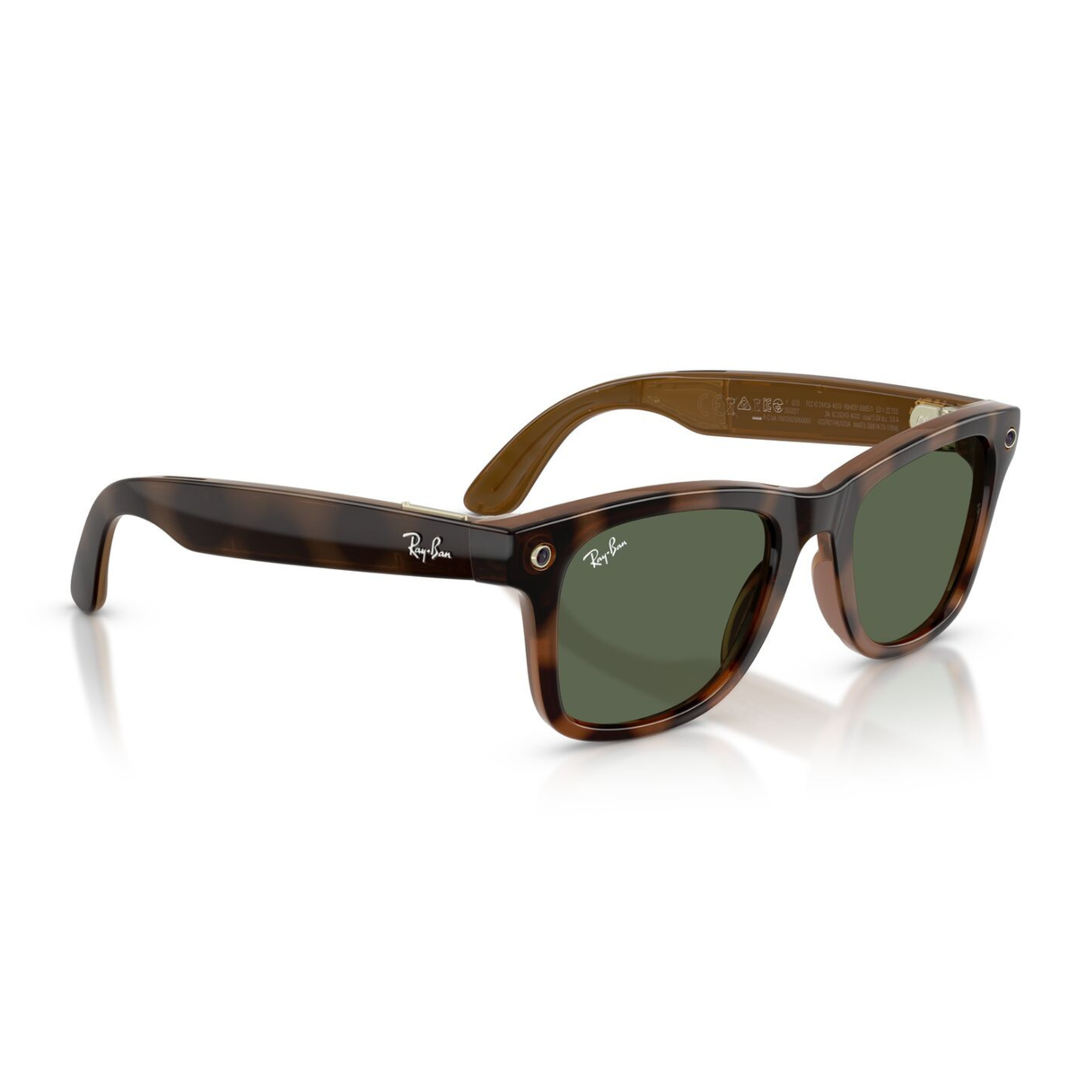 Anteojos de Sol Ray-Ban meta (Gen 3) Wayfarer Large Havana