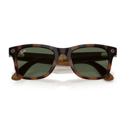 Anteojos de Sol Ray-Ban meta (Gen 3) Wayfarer Large Havana
