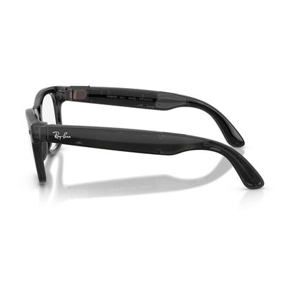 Anteojos Ópticos Ray-Ban meta (Gen 3) Wayfarer Transparente negro