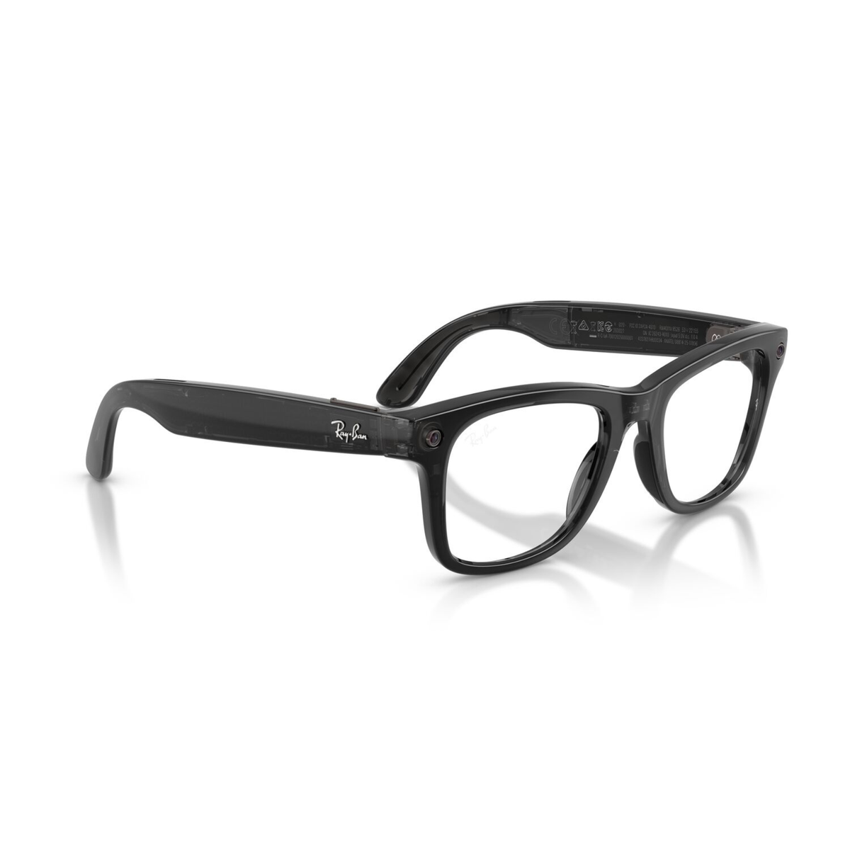 Anteojos Ópticos Ray-Ban meta (Gen 3) Wayfarer Transparente negro