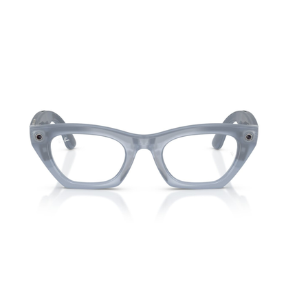 Anteojos Ópticos Ray-Ban meta (Gen 3) Zena Milky Grey Lilac