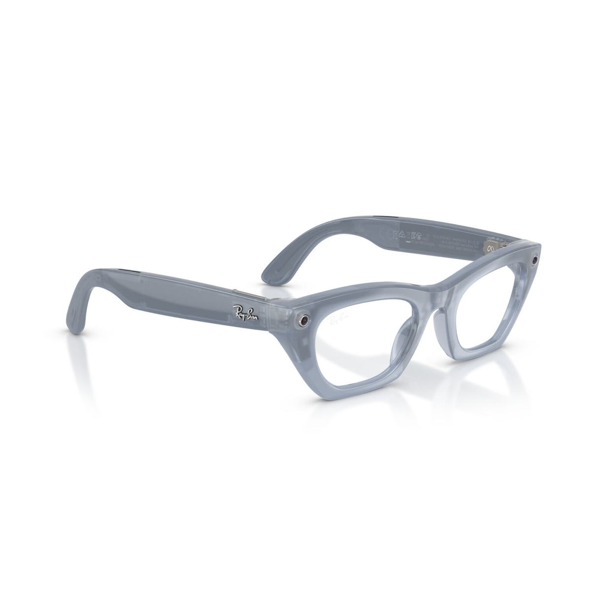 Anteojos Ópticos Ray-Ban meta (Gen 3) Zena Milky Grey Lilac