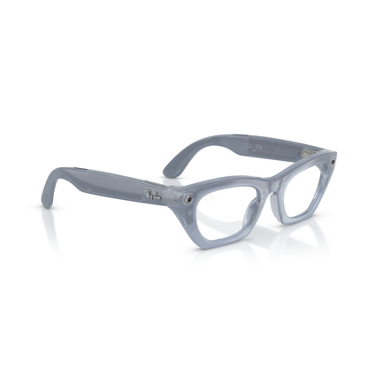 Anteojos Ópticos Ray-Ban meta (Gen 3) Zena Milky Grey Lilac