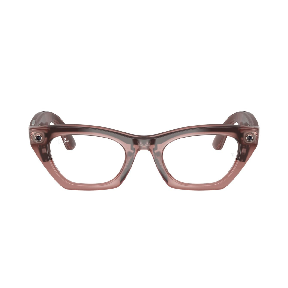 Anteojos Ópticos Ray-Ban meta (Gen 3) Zena Transparente Pink Blush