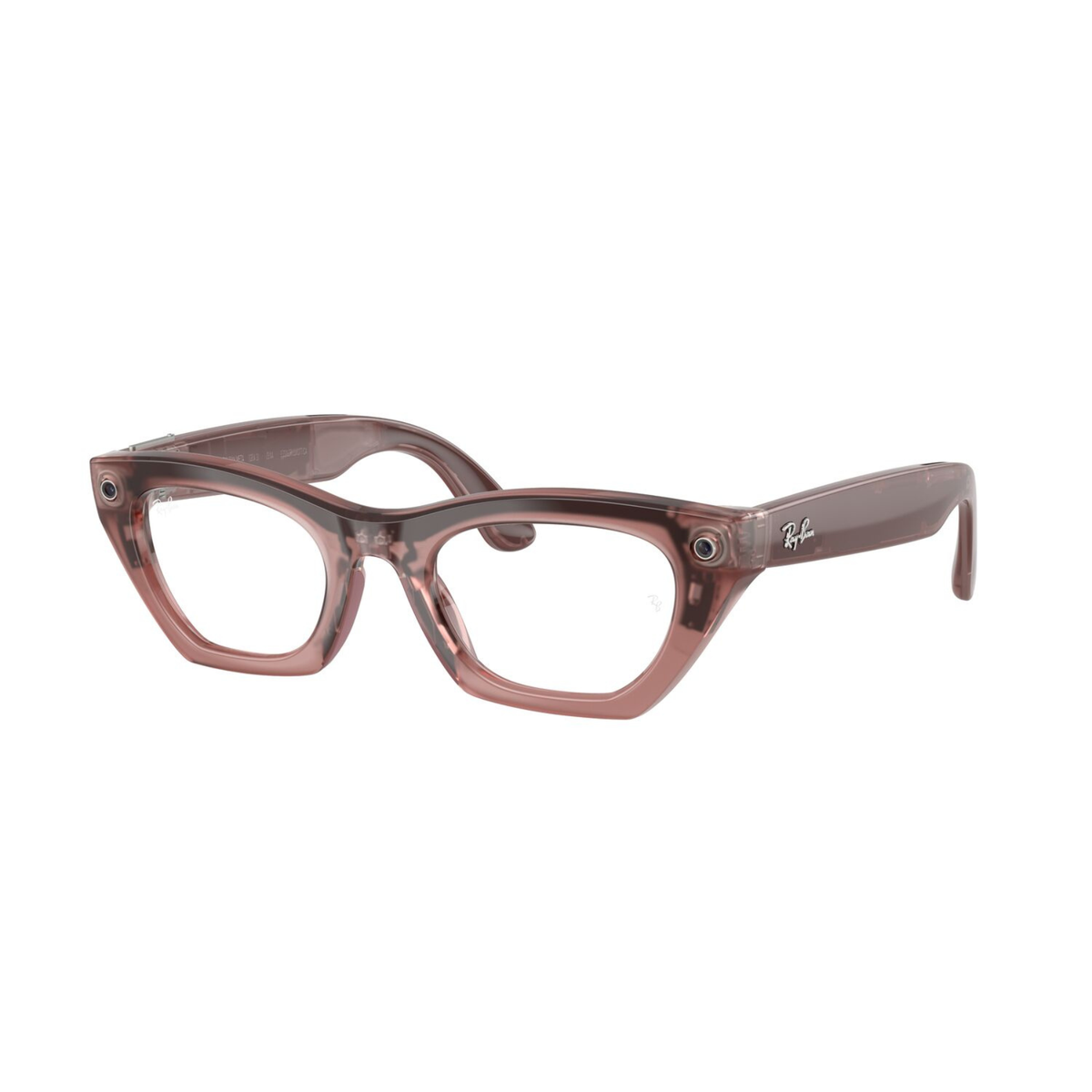 Anteojos Ópticos Ray-Ban meta (Gen 3) Zena Transparente Pink Blush