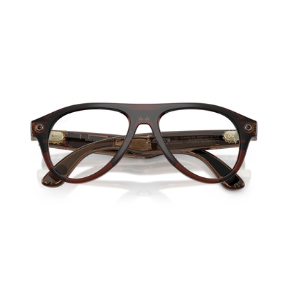 Anteojos Ópticos Ray-Ban meta (Gen 3) Aviator Transparente Beige