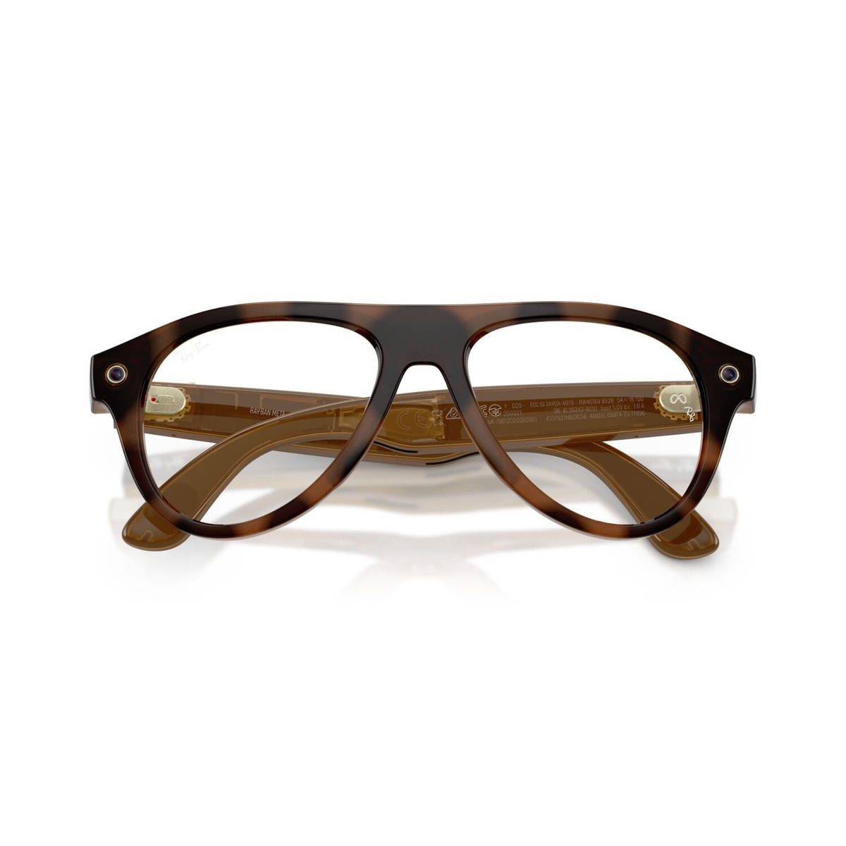 Anteojos Ópticos Ray-Ban meta (Gen 3) Aviator Havana