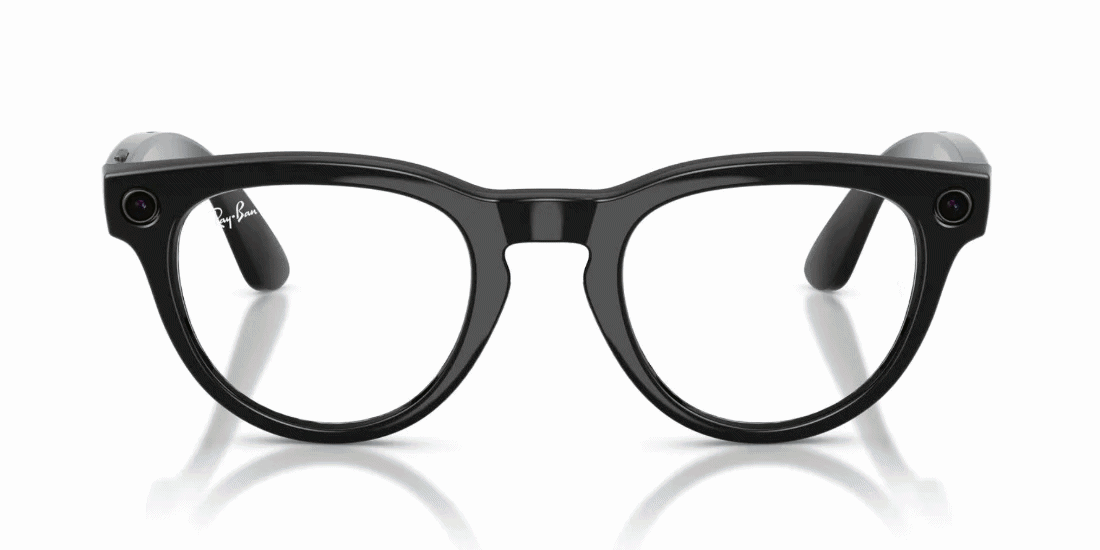 Anteojos De Sol Ray-Ban Meta 0RW4013F Headliner Low Bridge Transitions Azul/Negro