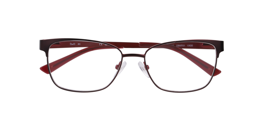 Anteojos Ópticos Dbyd DB1007 Dbkf01 Matt Purple On Matt Red Morado