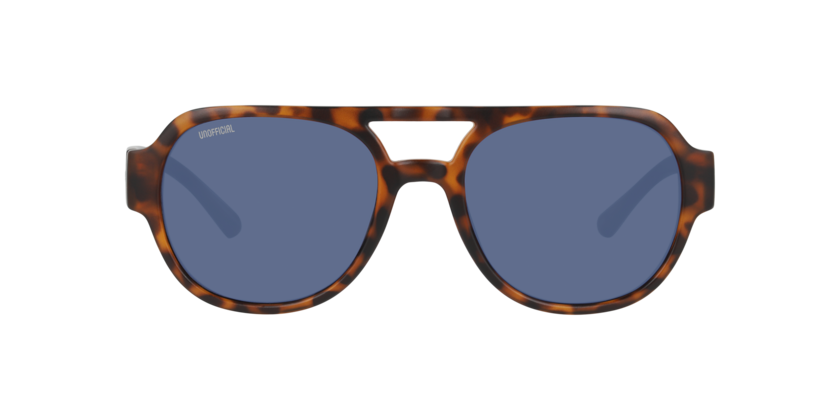 Anteojos De Sol Unofficial UO6206 Matt Havana Dark Blue Azul/Havana