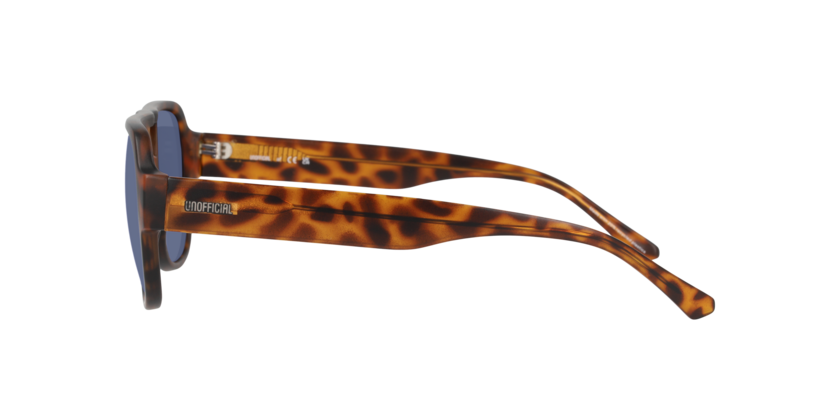 Anteojos De Sol Unofficial UO6206 Matt Havana Dark Blue Azul/Havana