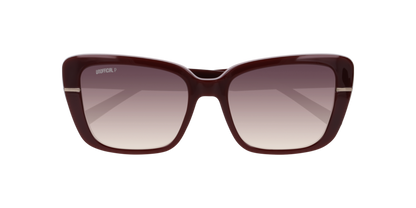 Anteojos De Sol Unofficial UO6216 Burgundy Gradient Brown - Polar Café/Rojo