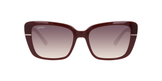 Anteojos De Sol Unofficial UO6216 Burgundy Gradient Brown - Polar Café/Rojo