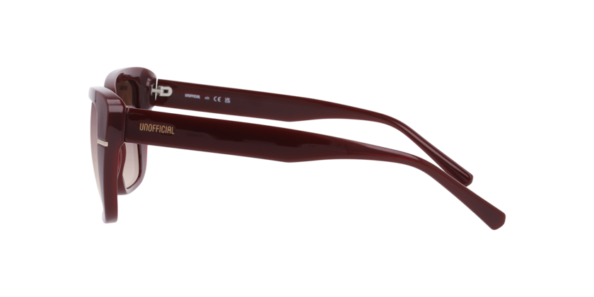 Anteojos De Sol Unofficial UO6216 Burgundy Gradient Brown - Polar Café/Rojo