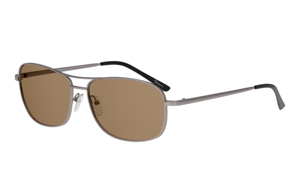 Anteojos De Sol Seen NE5002 Snsm0009 Café/Gris