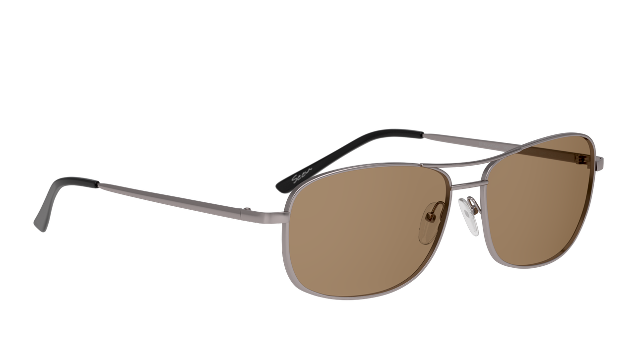 Anteojos De Sol Seen NE5002 Snsm0009 Café/Gris