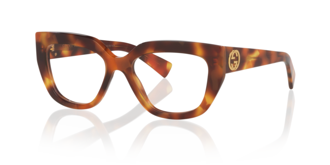Anteojos Ópticos Gucci GC002390 Gg1847O Tortoise Café