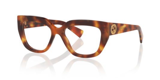 Anteojos Ópticos Gucci GC002390 Gg1847O Tortoise Café