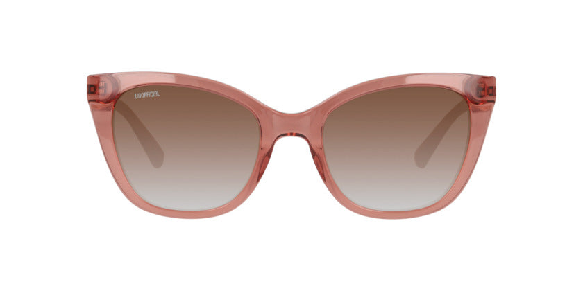Anteojos De Sol Unofficial UO6207B Transparent Soft Pink Gradient Brown Café/Rosado